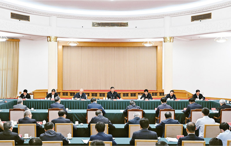 　2024年5月23日下午，中共中央總書記、國家主席、中央軍委主席習(xí)近平在山東省濟(jì)南市主持召開企業(yè)和專家座談會(huì)并發(fā)表重要講話。 新華社記者 謝環(huán)馳/攝