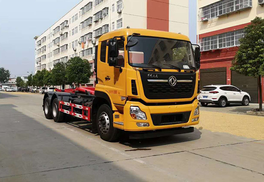 東風(fēng)天龍25噸勾臂垃圾車